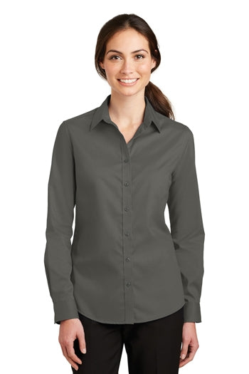 Port Authority - Ladies SuperPro™ Twill Shirt. L663
