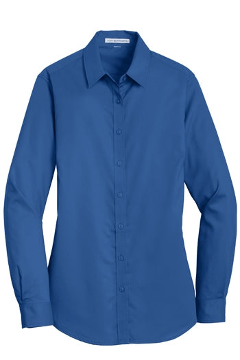 Port Authority - Ladies SuperPro™ Twill Shirt. L663