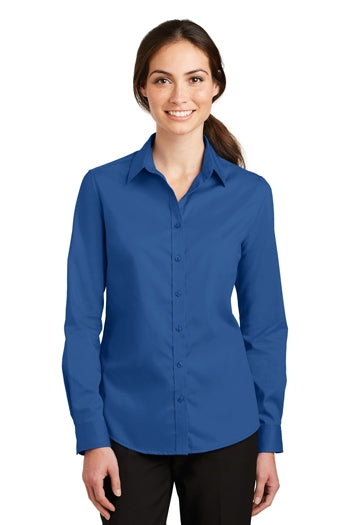 Port Authority - Ladies SuperPro™ Twill Shirt. L663