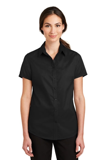 Port Authority - Ladies Short-sleeve SuperPro™ Twill Shirt. L664