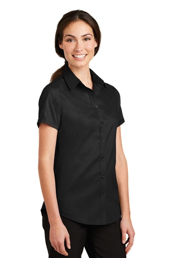 Port Authority - Ladies Short-sleeve SuperPro™ Twill Shirt. L664
