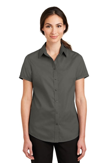 Port Authority - Ladies Short-sleeve SuperPro™ Twill Shirt. L664
