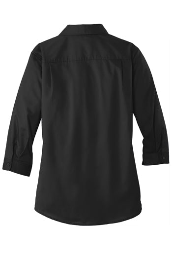 Port Authority - Ladies 3/4 SuperPro™ Twill Shirt. L665
