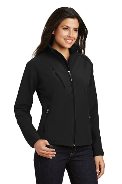 Port Authority - Ladies Textured Soft Shell Jacket. L705