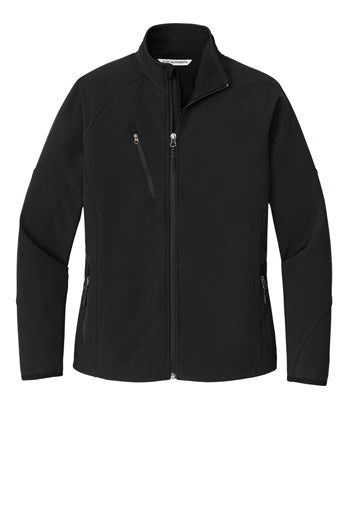 Port Authority - Ladies Textured Soft Shell Jacket. L705