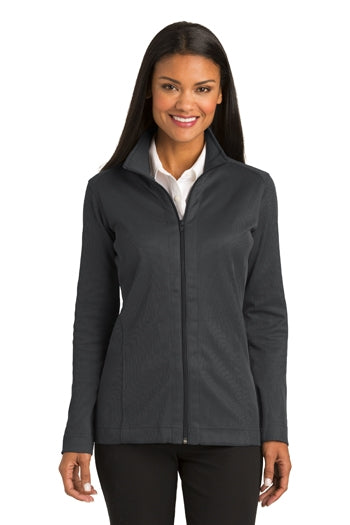Port Authority® Ladies Heavyweight Vertical Texture Full-Zip Jacket. L805
