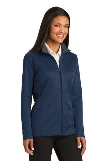 Port Authority® Ladies Heavyweight Vertical Texture Full-Zip Jacket. L805