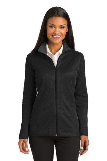 Port Authority® Ladies Heavyweight Vertical Texture Full-Zip Jacket. L805