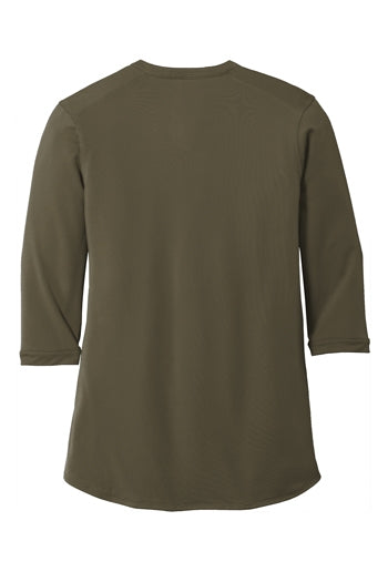 Port Authority -  Ladies UV Choice Pique Henley. LK750