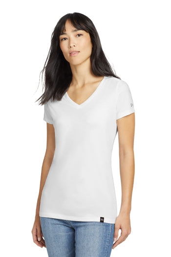 New Era® Ladies Heritage Blend V-Neck Tee. LNEA101