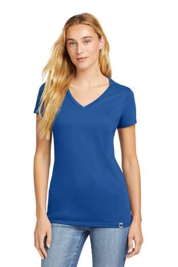 New Era® Ladies Heritage Blend V-Neck Tee. LNEA101