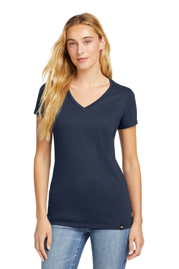 New Era® Ladies Heritage Blend V-Neck Tee. LNEA101