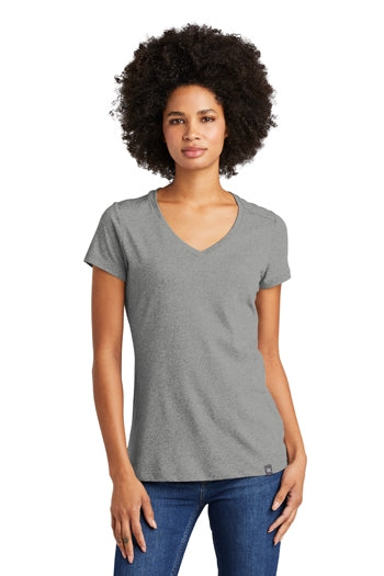 New Era® Ladies Heritage Blend V-Neck Tee. LNEA101