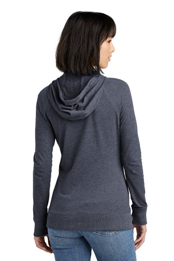 New Era® Ladies Sueded Cotton Full-Zip Hoodie. LNEA122