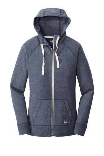 New Era® Ladies Sueded Cotton Full-Zip Hoodie. LNEA122