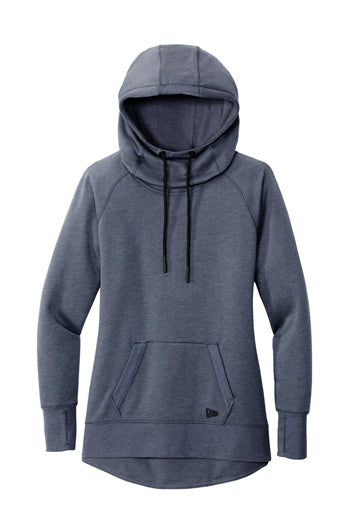 New Era® Ladies Tri-Blend Fleece Pullover Hoodie. LNEA510