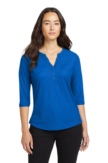 OGIO - Ladies Jewel Henley. LOG104