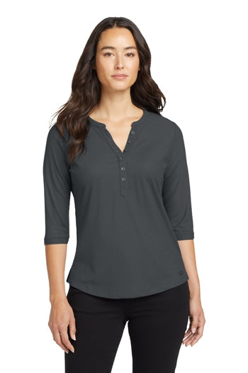 OGIO - Ladies Jewel Henley. LOG104