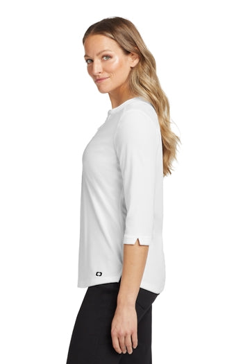 OGIO - Ladies Jewel Henley. LOG104