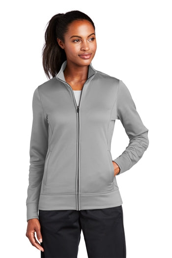 Sport-Tek® - Ladies Sport-Wick® Fleece Full-Zip Jacket. LST241
