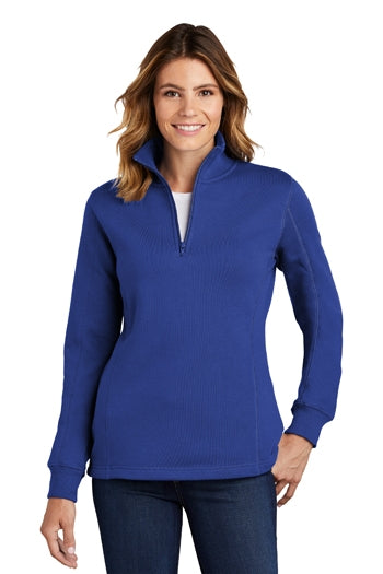 Sport-Tek - Ladies 1/4-Zip Sweatshirt. LST253