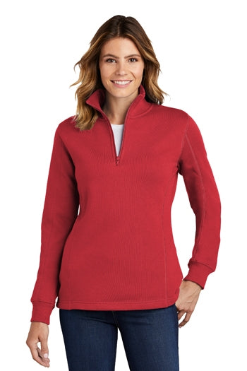 Sport-Tek - Ladies 1/4-Zip Sweatshirt. LST253