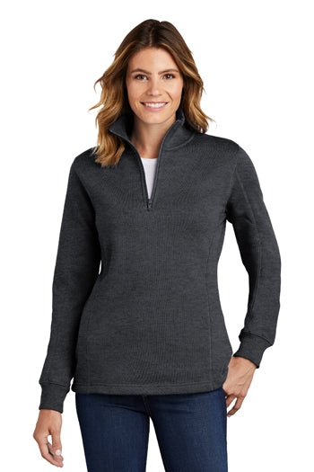 Sport-Tek - Ladies 1/4-Zip Sweatshirt. LST253