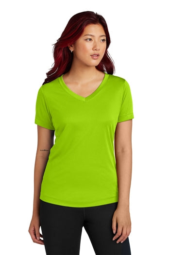 Sport-Tek® Ladies PosiCharge® Competitor™ V-Neck Tee. LST353
