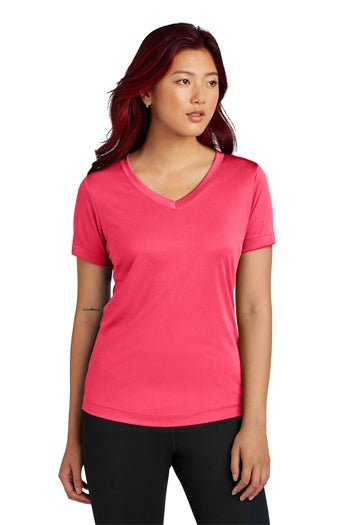 Sport-Tek® Ladies PosiCharge® Competitor™ V-Neck Tee. LST353