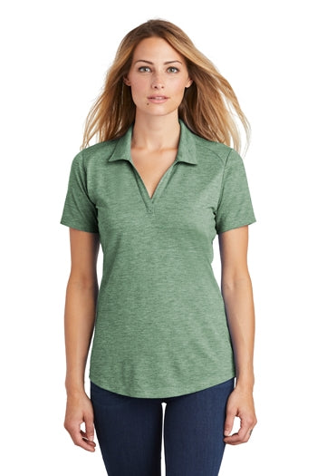 Sport-Tek - Ladies PosiCharge ® Tri-Blend Wicking Polo. LST405