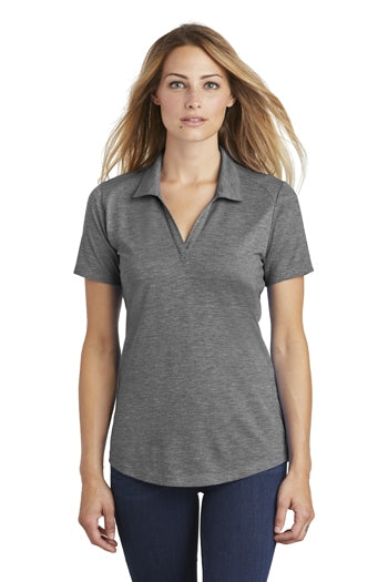 Sport-Tek - Ladies PosiCharge ® Tri-Blend Wicking Polo. LST405