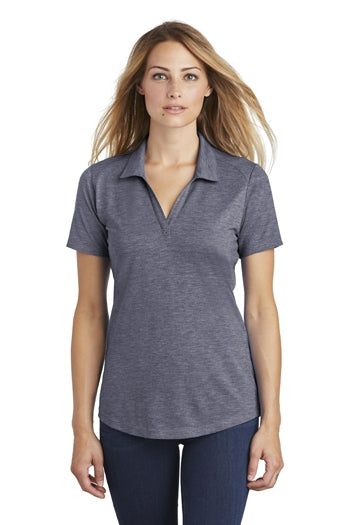 Sport-Tek - Ladies PosiCharge ® Tri-Blend Wicking Polo. LST405