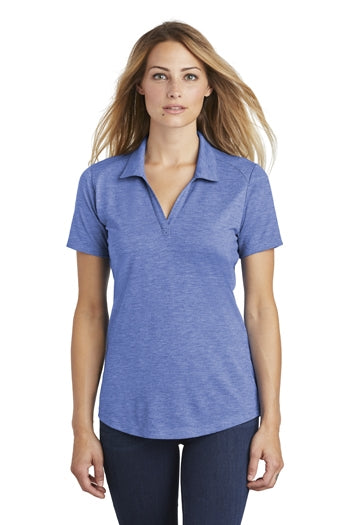 Sport-Tek - Ladies PosiCharge ® Tri-Blend Wicking Polo. LST405