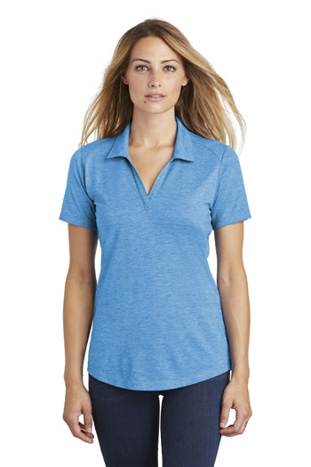 Sport-Tek - Ladies PosiCharge ® Tri-Blend Wicking Polo. LST405