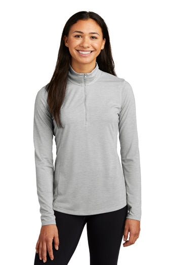 Sport-Tek - Ladies PosiCharge ® Tri-Blend Wicking 1/4-Zip Pullover. LST407