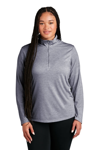 Sport-Tek - Ladies PosiCharge ® Tri-Blend Wicking 1/4-Zip Pullover. LST407