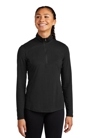 Sport-Tek - Ladies PosiCharge ® Tri-Blend Wicking 1/4-Zip Pullover. LST407