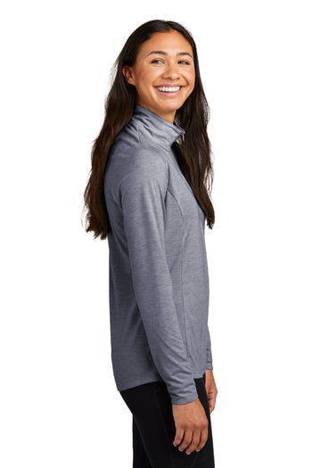 Sport-Tek - Ladies PosiCharge ® Tri-Blend Wicking 1/4-Zip Pullover. LST407