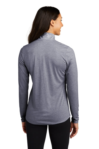 Sport-Tek - Ladies PosiCharge ® Tri-Blend Wicking 1/4-Zip Pullover. LST407
