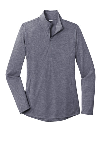 Sport-Tek - Ladies PosiCharge ® Tri-Blend Wicking 1/4-Zip Pullover. LST407