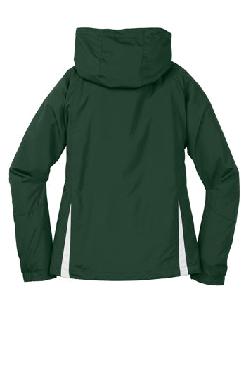 Sport-Tek - Ladies Colorblock Hooded Jacket. LST76