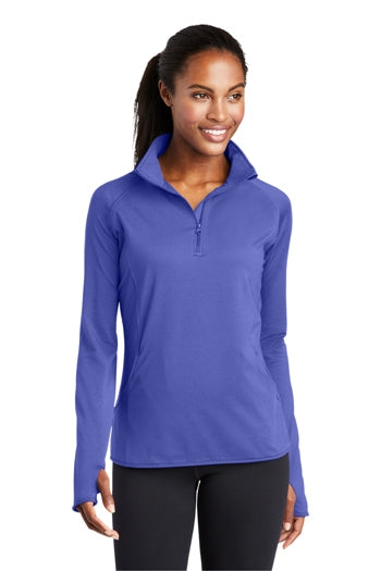 Sport-Tek - Ladies Sport-Wick Stretch 1/2-Zip Pullover. LST850