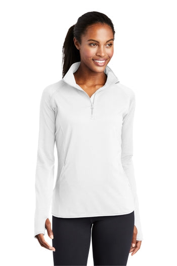 Sport-Tek - Ladies Sport-Wick Stretch 1/2-Zip Pullover. LST850