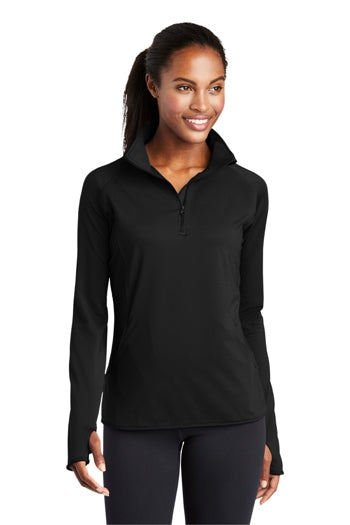 Sport-Tek - Ladies Sport-Wick Stretch 1/2-Zip Pullover. LST850