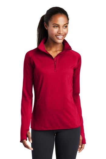Sport-Tek - Ladies Sport-Wick Stretch 1/2-Zip Pullover. LST850