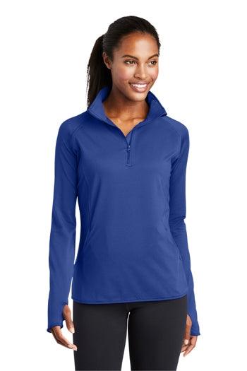 Sport-Tek - Ladies Sport-Wick Stretch 1/2-Zip Pullover. LST850