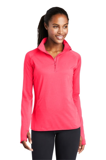 Sport-Tek - Ladies Sport-Wick Stretch 1/2-Zip Pullover. LST850