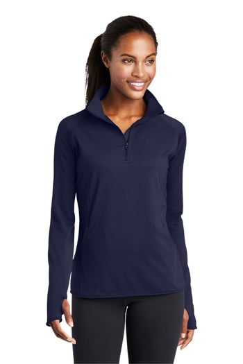 Sport-Tek - Ladies Sport-Wick Stretch 1/2-Zip Pullover. LST850