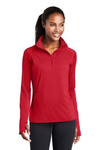 Sport-Tek - Ladies Sport-Wick Stretch 1/2-Zip Pullover. LST850