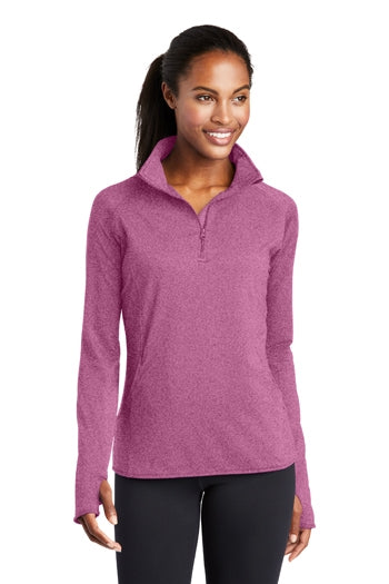 Sport-Tek - Ladies Sport-Wick Stretch 1/2-Zip Pullover. LST850